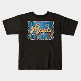 Retro Misfits Name Flowers Limited Edition Proud Classic Styles Kids T-Shirt